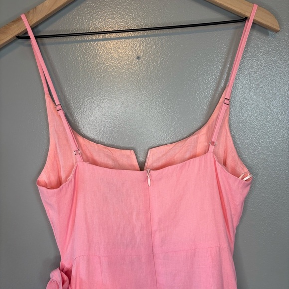 NWT Hello Molly Medium Song on the Minute Mini Wrap Dress Pink Ruffle - Picture 4 of 7